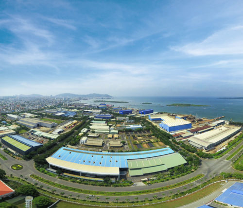 mega prefabricated steel building complex in Vung Tau