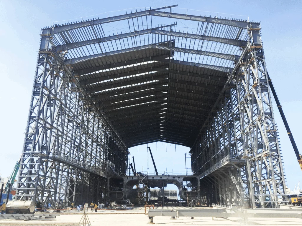 Mẫu nhà xưởng đóng tàu độc đáo