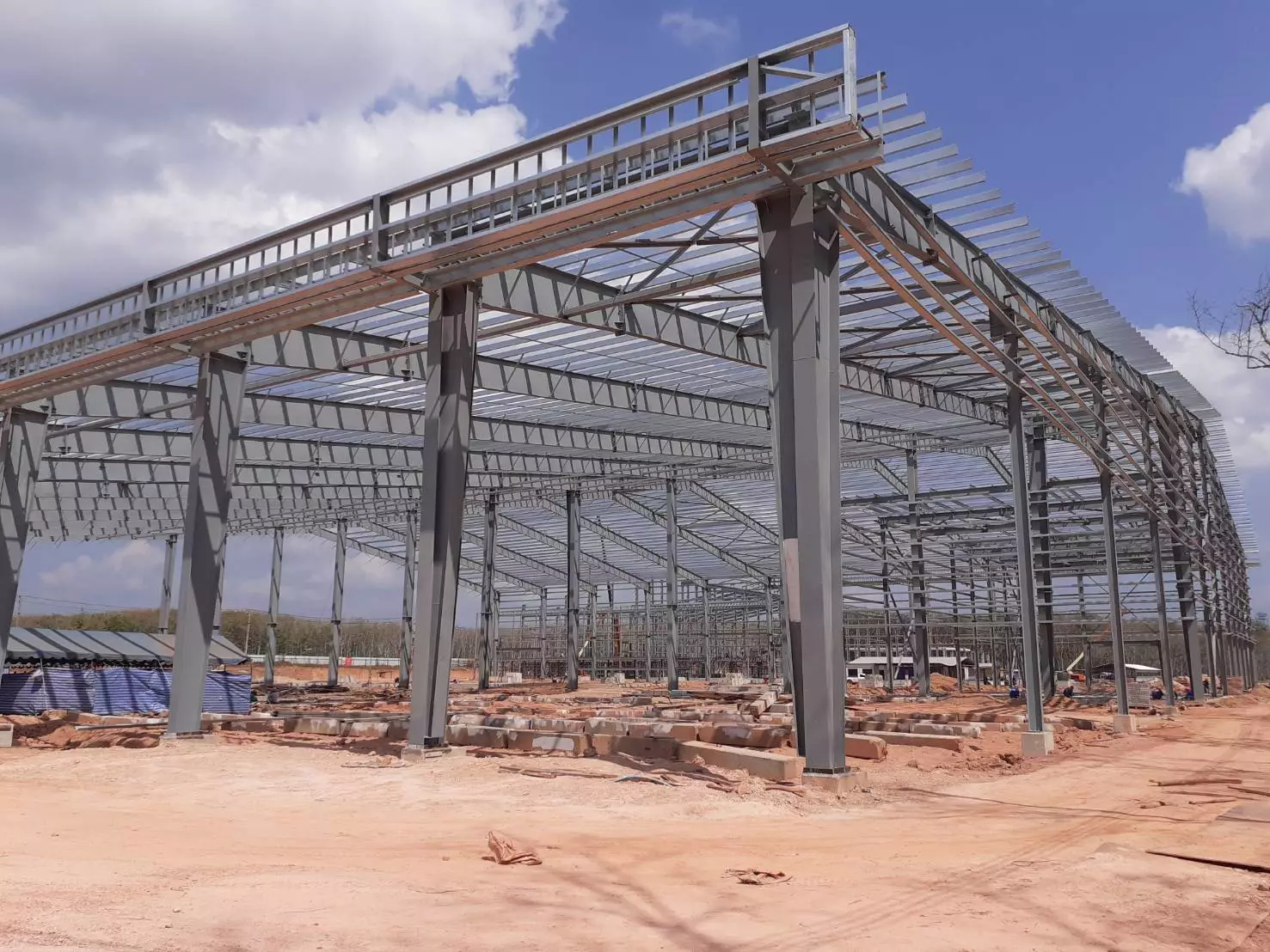 Structural steel is a type of construction material created in a certain shape or structure
