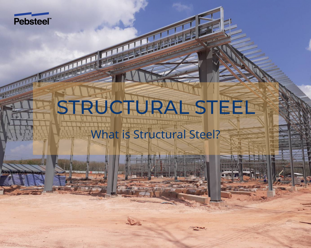 Structural steel is widely applied in construction works 