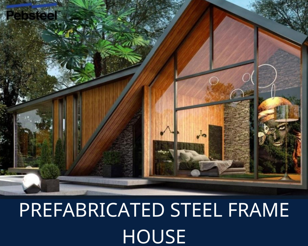 Prefabricated steel frame house