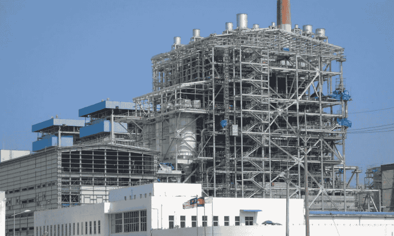 Fuel tank building project for Pebsteel's thermal power factory