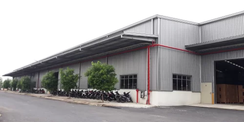 Corrugated steel roof frills can be used for many types of constructions