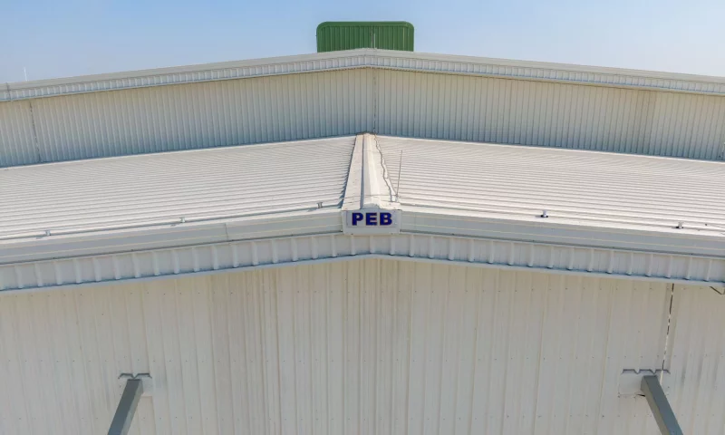 Pebsteel is a contractor that builds prefabricated steel warehouses