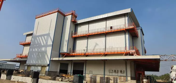 Two-storey industrial factory built in Myanmar