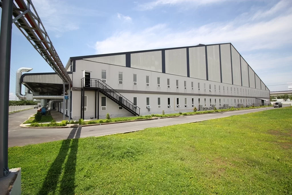 Glove factory built by Pebsteel