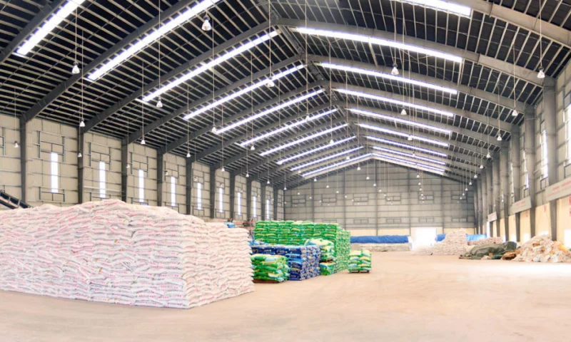Fertilizer factory combined with warehouse in Cambodia