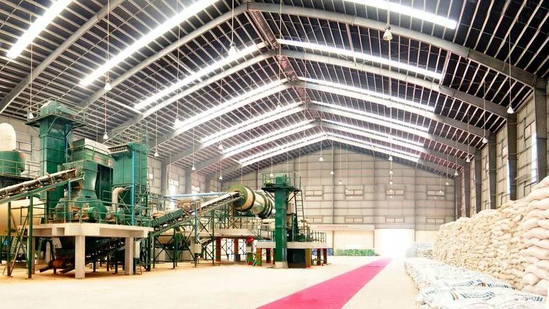 Fertilizer factory in combination with warehouse in Cambodia 