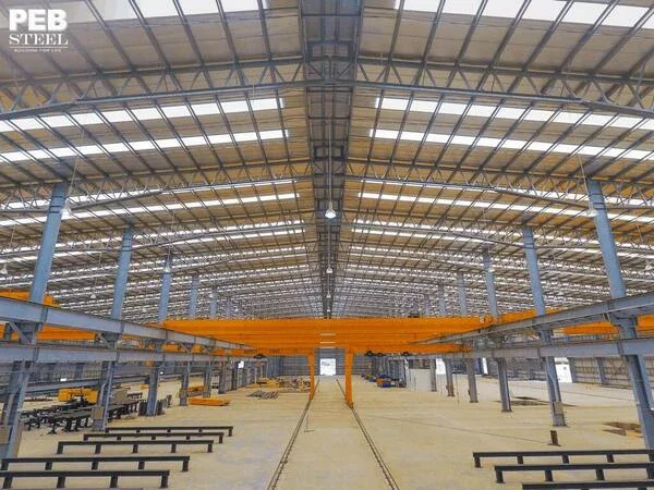 Large-scale pre-fabricated steel building model