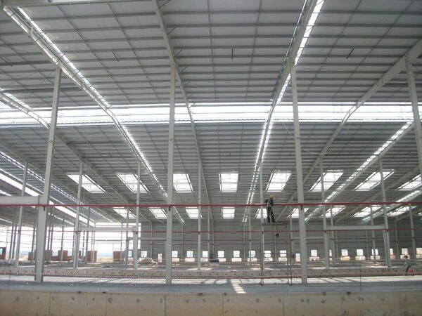Prefabricated steel frame industrial building constructed by Pebsteel