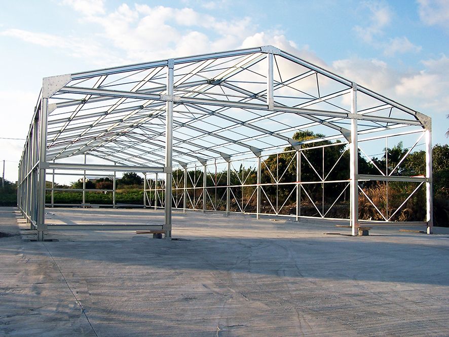 Small-scale steel fabrication frame (Source: Internet) 