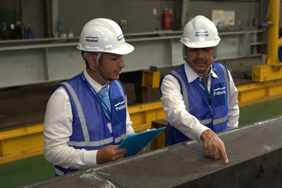 Quality control in a steel fabricator ensures every steel component is safe, durable, and meets international standards