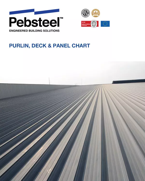 Purlin, Deck, Panel Chart in Steel Structure