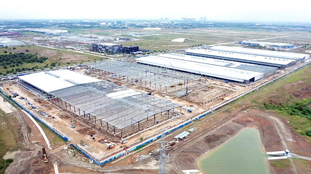 Dự án nhà kho thép logistic - Steel logistic warehouse project