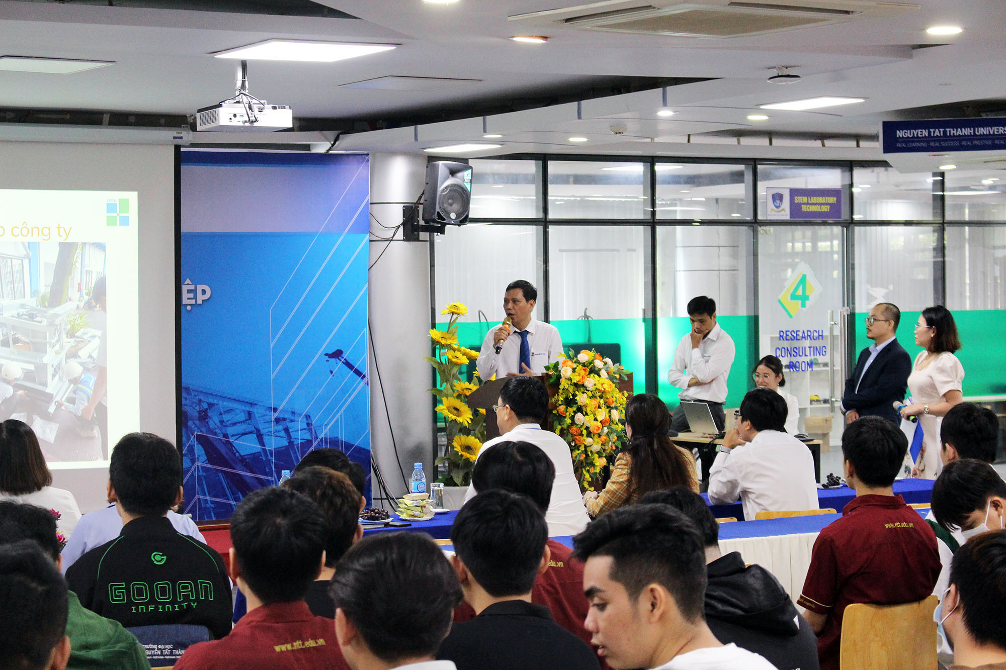 Thematic Seminar At Nguyen Tat Thanh University | Pebsteel