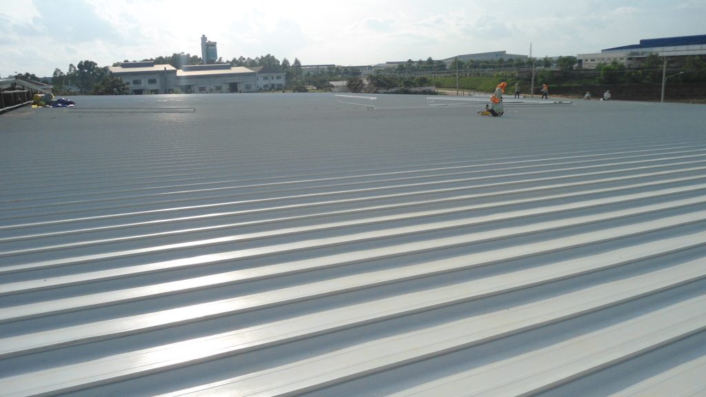 Covering system includes corrugated iron and corrugated iron