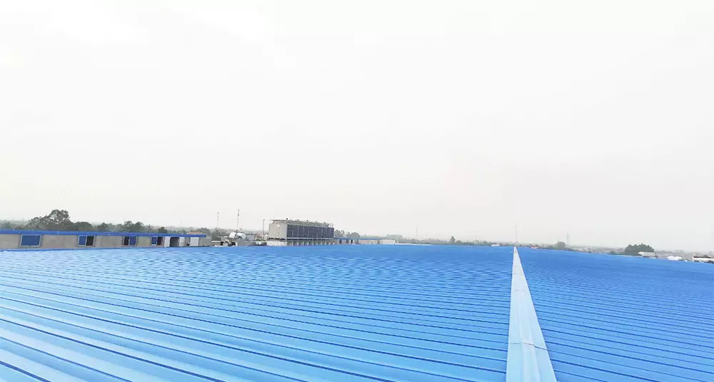 Tôn Pebseam trong các công trình nhà xưởng thép tiền chế của Pebsteel 