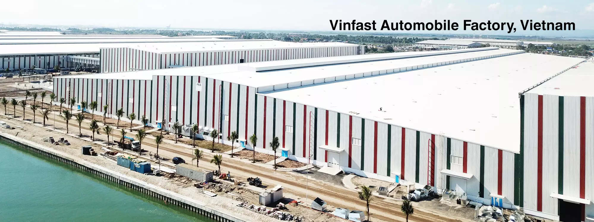 Vinfast prefab steel factory in Vietnam