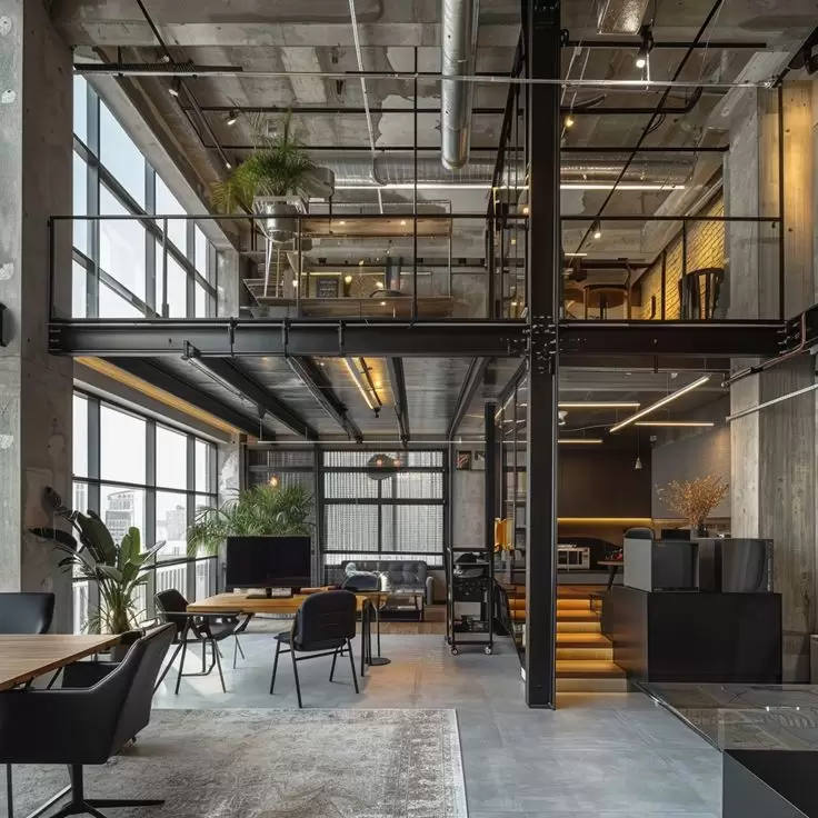 Small-scale steel warehouses used as small offices (Source: Internet)