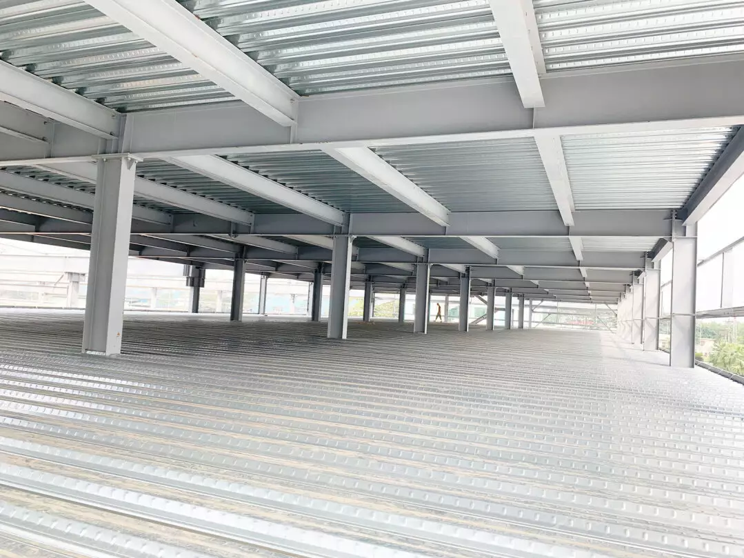Double-layer-steel-floor-structure-1