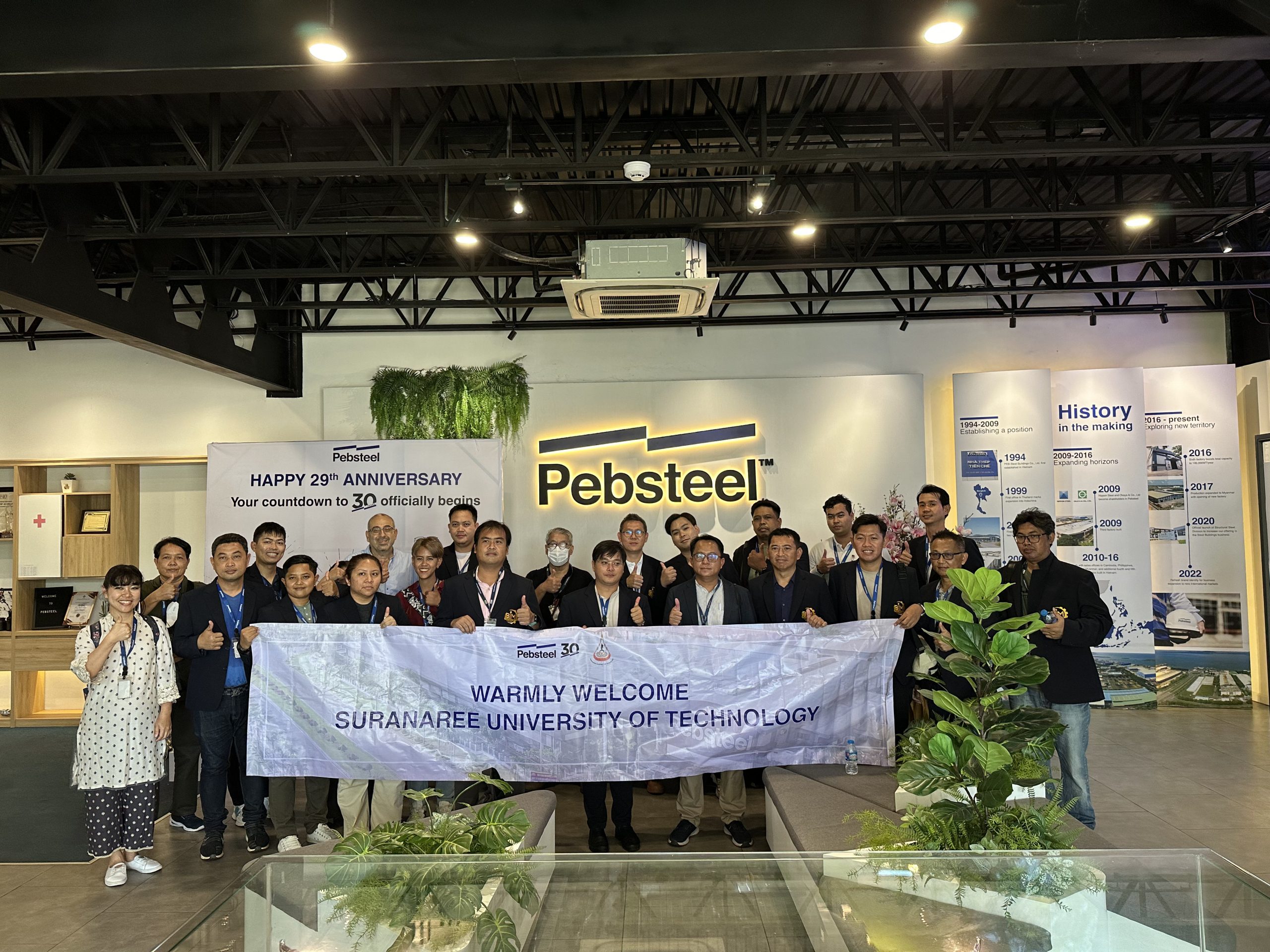 pebsteel factory tour