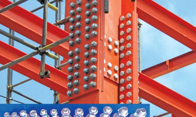 Bolt connections are made by connecting two parts