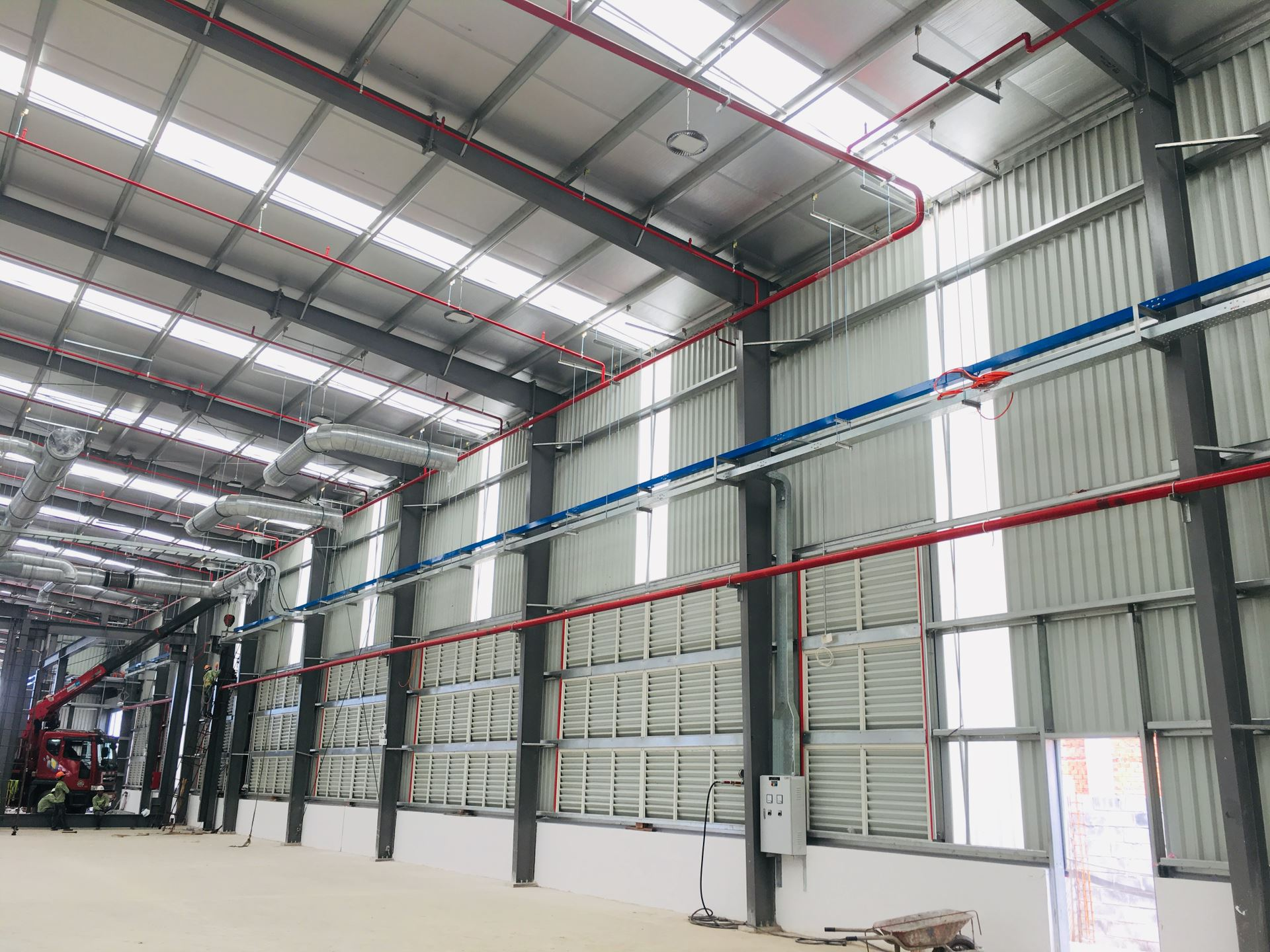 Fire resistance when selecting steel materials.