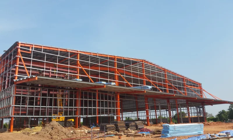 Steel materials help save construction costs.