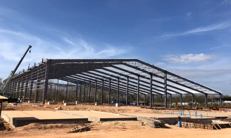 Using prefabricated steel helps to reduce the maintenance needed in the factory construction process