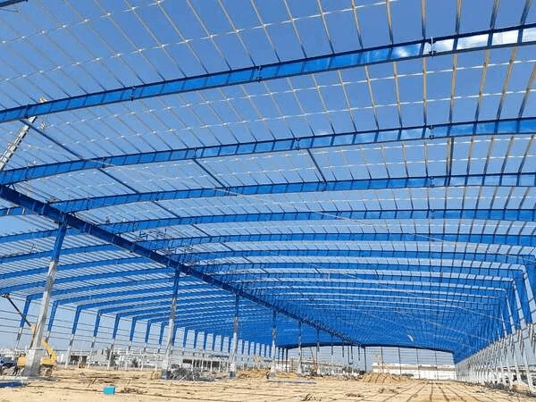 What is the steel truss structure?