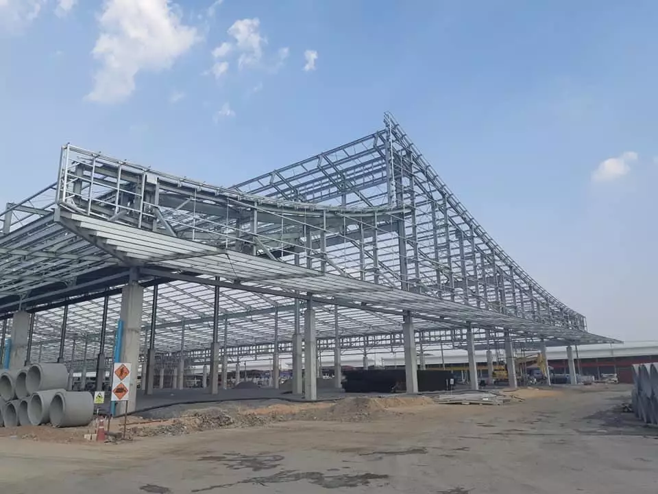 Steel structure work completed by Pebsteel 