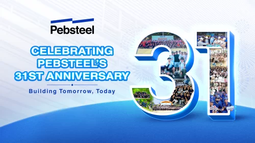 Pebsteel celebrates its 31st anniversary, reaffirming its pioneering position in the pre-engineered steel building industry through innovation, quality, and sustainability