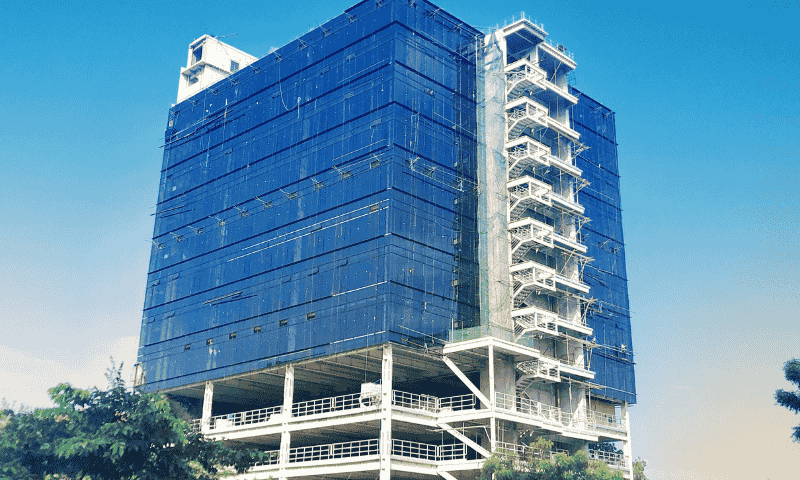 Văn phòng làm việc ứng dụng kết cấu thép trong xây dựng tòa nhà