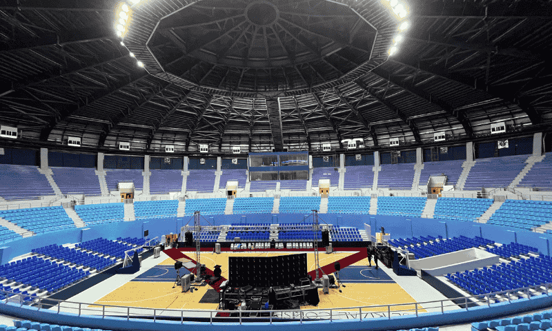 Khán đài sân vận động ứng dụng kết cấu thép trong xây dựng