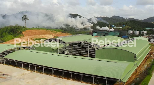 Tôn lợp mái công trình nhà thép tiền chế