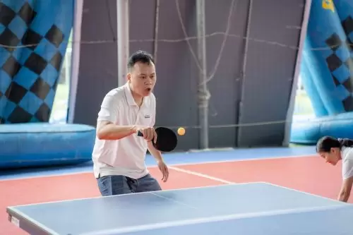 Fast, precise, and exciting rallies in the table tennis matches