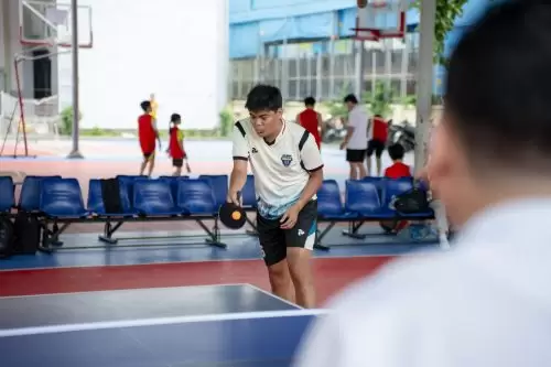 Fast, precise, and exciting rallies in the table tennis matches (