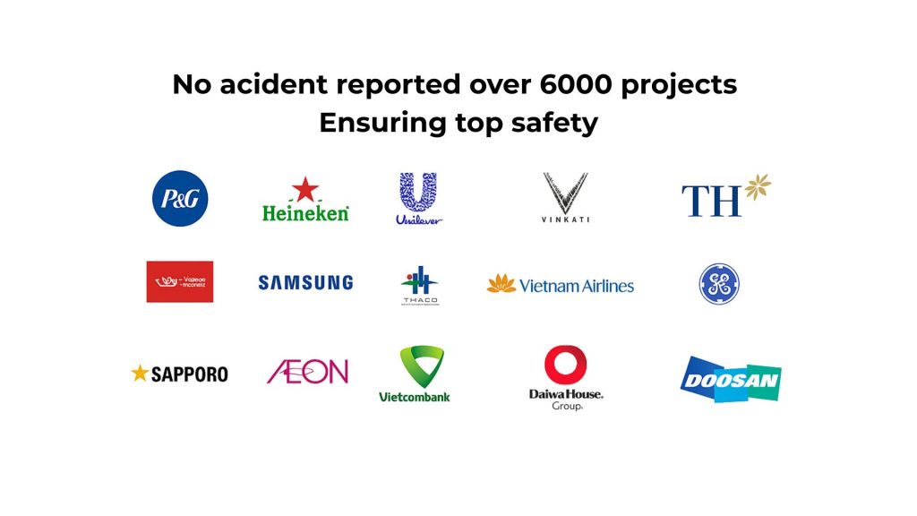 Pebsteel with over 6000 projects completed without any recorded accidents