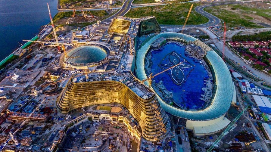 Manila Bay Resorts và hành lang cong ấn tượng do PEB Steel thực hiện