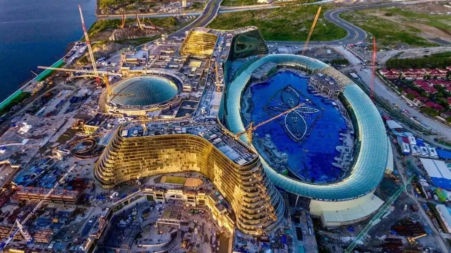 Manila Bay Resorts và hành lang cong ấn tượng do PEB Steel thực hiện