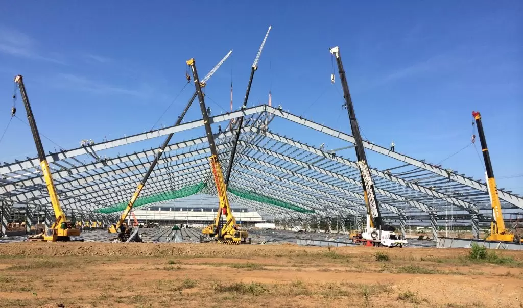 Manufacturing Plants Utilizing Steel Structures