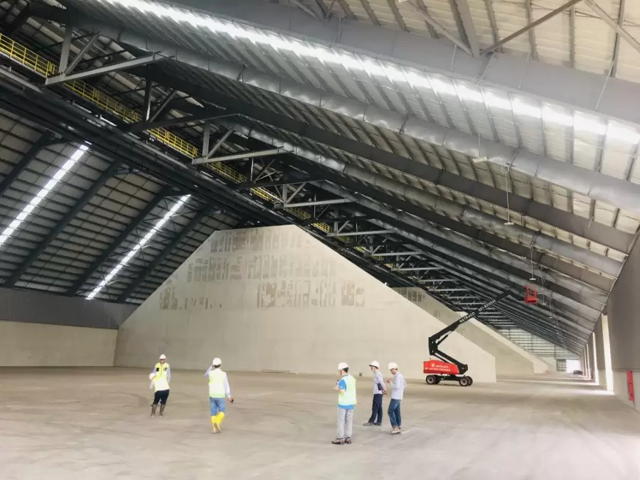 Steel structure works are applied as production workshops or steel sheds