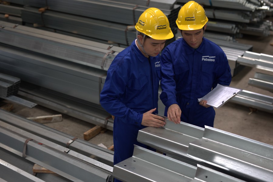 Steel materials from Pebsteel always meet international standards, closely following the requirements of structural steel design