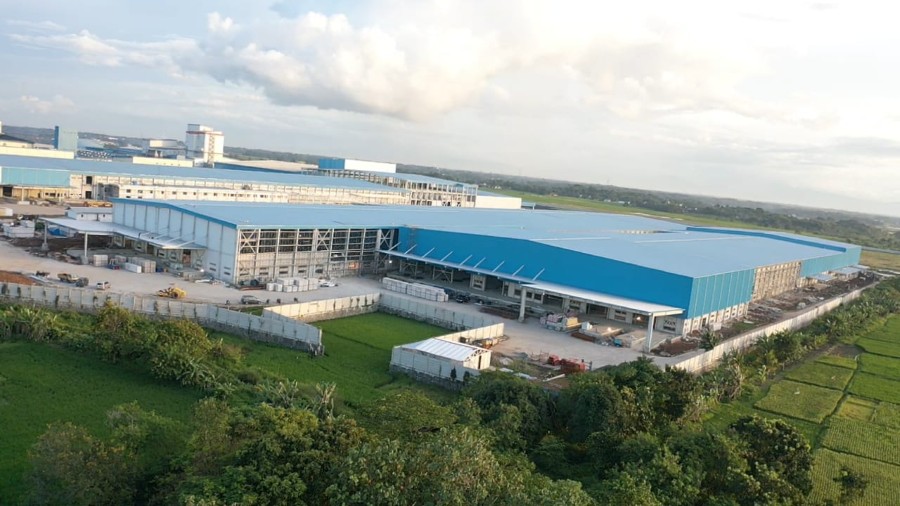 Một nhà xưởng sản xuất được xây và thi công bởi Pebsteel