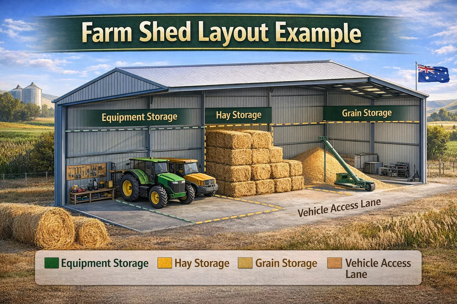 farm shed layout example