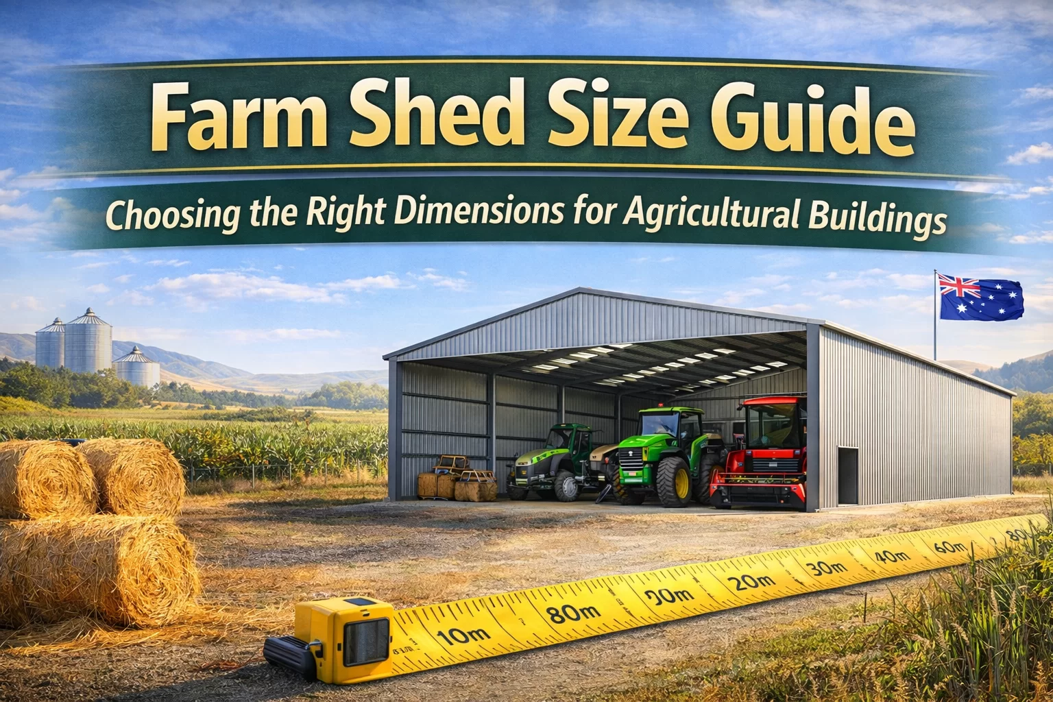 farm shed size