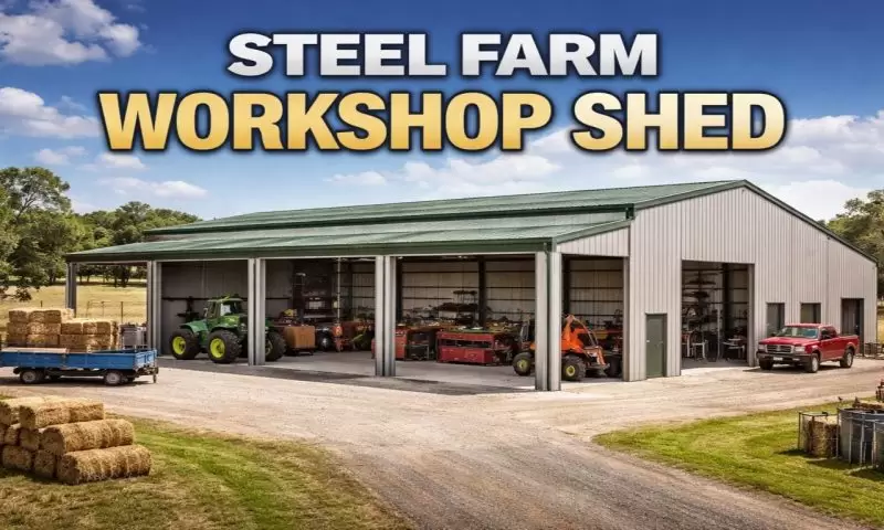 steel farm workshop shed