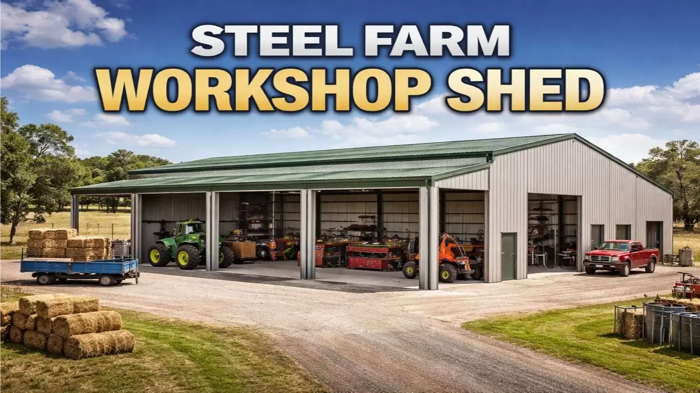 steel farm workshop shed