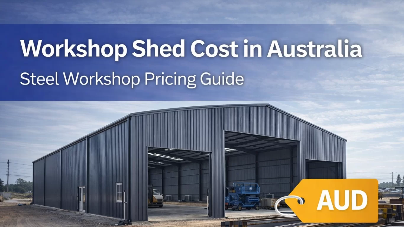 workshop shed cost in australia