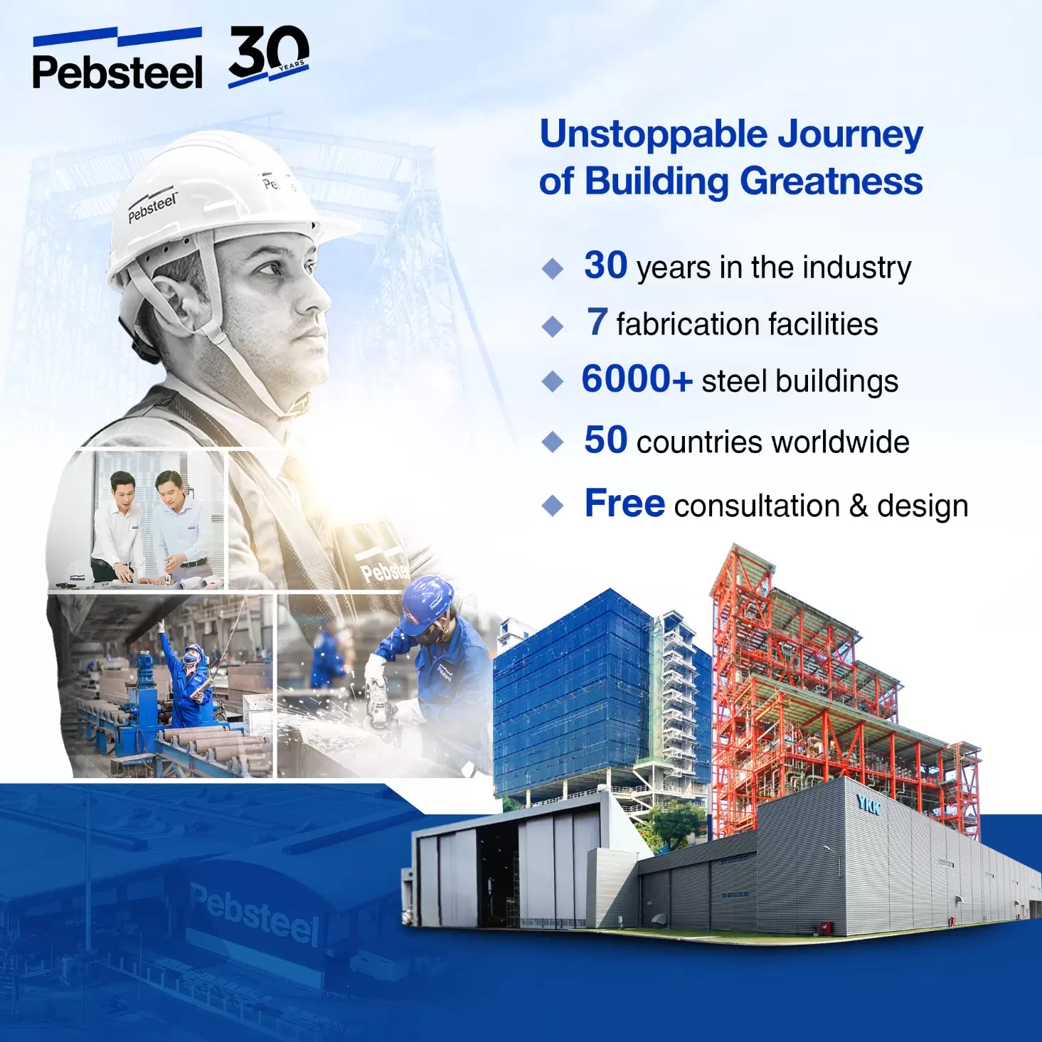 Pebsteel 30 years - Unstoppable Journey of Building Greatness